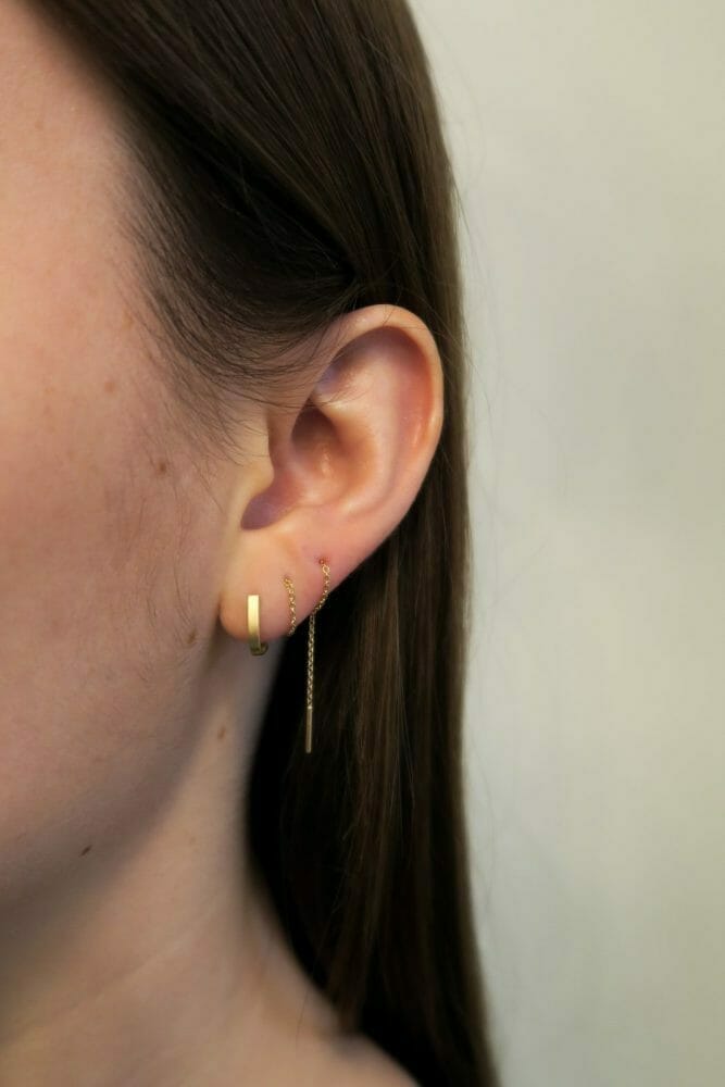 Bondage In Chain, smal, 18kt guld - Billede 2