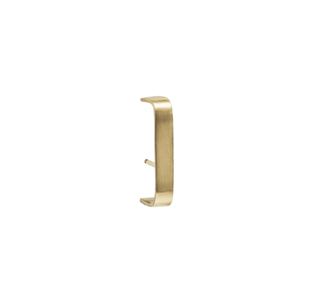 Bondage Double Ørestik, 18kt guld