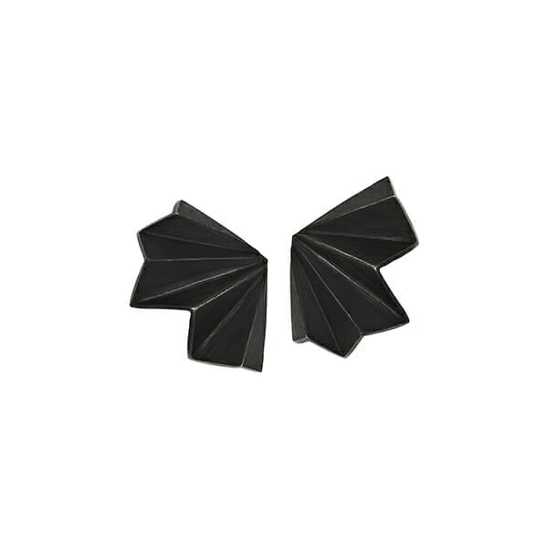 Folded M Ørestikker, Oxideret Sølv