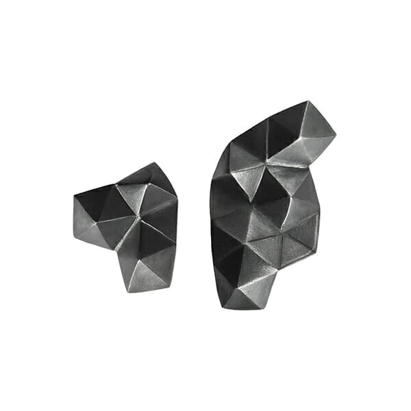 Triangule Ørestikker, Oxideret Sølv