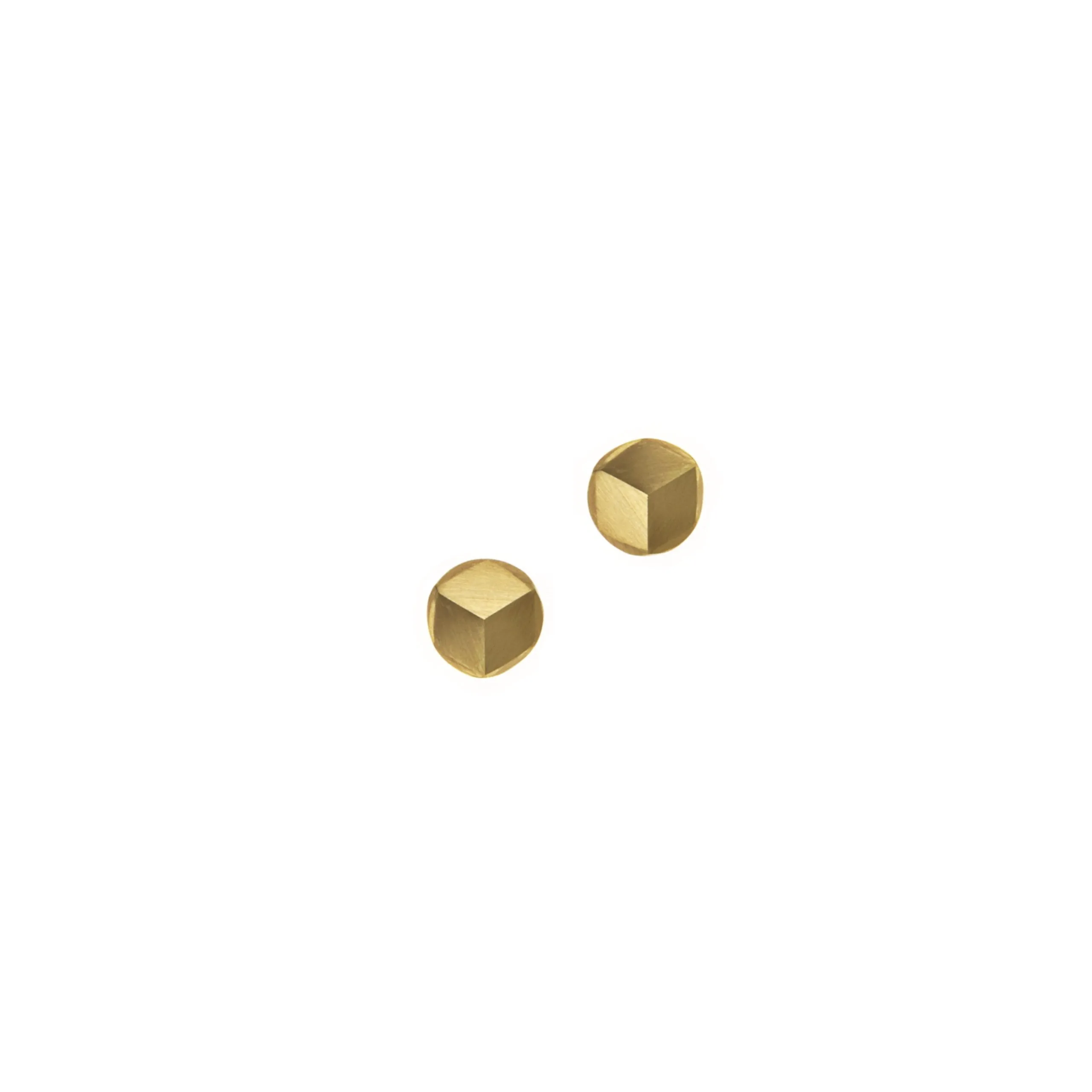 Cube Ørestikker, 18 kt. Guld