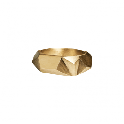 FanRock Facet Ring, 18 kt. Guld