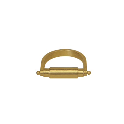 Rotate Round Ring, 18 kt. Guld