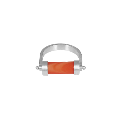 Rotate Koral Ring, Sølv